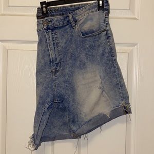 American eagle light washed tapered ends